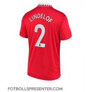 Manchester United Victor Lindelof #2 Hemma Matchtröja 2022-23 Kortärmad